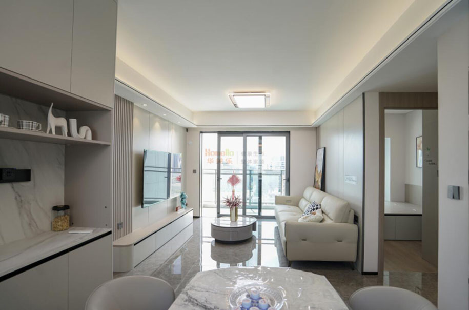 【實景案例】保利和悅春風四居室：把‘少即是多’玩到了極致”